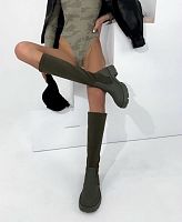 K34-3 Сапоги трубы демисезонные хаки